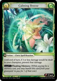 Calming Breeze - Phantom Monarchs - Grand Archive TCG card