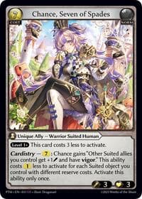 Chance, Seven of Spades - Phantom Monarchs - Grand Archive TCG card