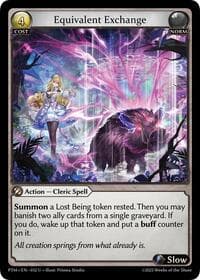 Equivalent Exchange - Phantom Monarchs - Grand Archive TCG card