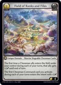Field of Ranks and Files - Phantom Monarchs - Grand Archive TCG card
