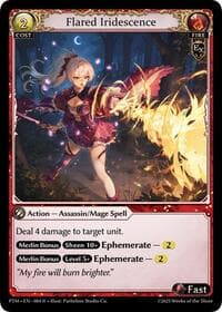 Flared Iridescence - Phantom Monarchs - Grand Archive TCG card