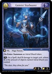 Gemini StarBearer - Phantom Monarchs - Grand Archive TCG card
