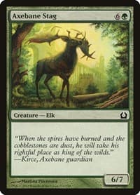 Axebane Stag - Return to Ravnica - Magic: The Gathering card