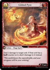 Gilded Pyre - Phantom Monarchs - Grand Archive TCG card