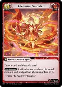 Gleaming Smolder - Phantom Monarchs - Grand Archive TCG card
