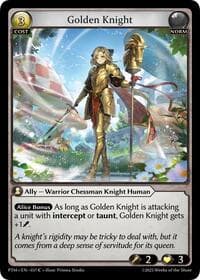 Golden Knight - Phantom Monarchs - Grand Archive TCG card