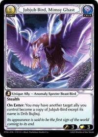 Jubjub Bird, Mimsy Ghast - Phantom Monarchs - Grand Archive TCG card