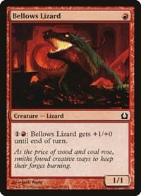 Bellows Lizard - Return to Ravnica - Magic: The Gathering card