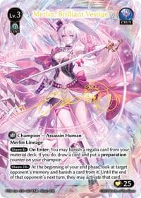 Merlin, Brilliant Vestige (CSR) - Phantom Monarchs - Grand Archive TCG card