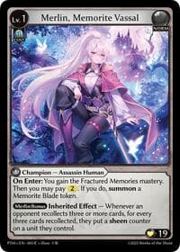 Merlin, Memorite Vassal - Phantom Monarchs - Grand Archive TCG card