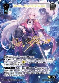 Merlin, Memorite Vassal (CSR) - Phantom Monarchs - Grand Archive TCG card