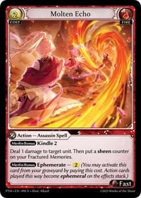 Molten Echo - Phantom Monarchs - Grand Archive TCG card
