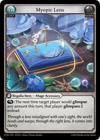 Myopic Lens - Phantom Monarchs - Grand Archive TCG card