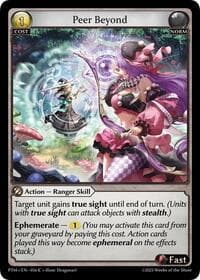 Peer Beyond - Phantom Monarchs - Grand Archive TCG card