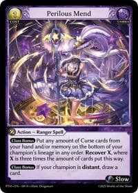 Perilous Mend - Phantom Monarchs - Grand Archive TCG card