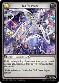 Plea for Peace - Phantom Monarchs - Grand Archive TCG card