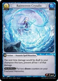 Rainwoven Crysalis - Phantom Monarchs - Grand Archive TCG card