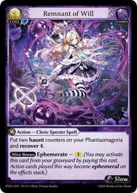Remnant of Will - Phantom Monarchs - Grand Archive TCG card