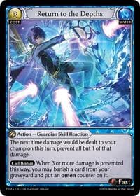 Return to the Depths - Phantom Monarchs - Grand Archive TCG card