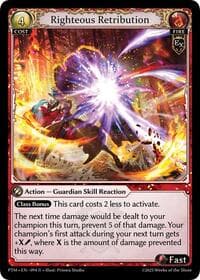Righteous Retribution - Phantom Monarchs - Grand Archive TCG card