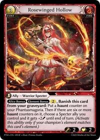 Rosewinged Hollow - Phantom Monarchs - Grand Archive TCG card