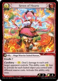 Seven of Hearts - Phantom Monarchs - Grand Archive TCG card