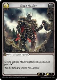 Siege Mauler - Phantom Monarchs - Grand Archive TCG card