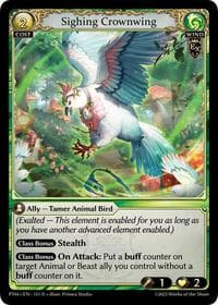 Sighing Crownwing - Phantom Monarchs - Grand Archive TCG card