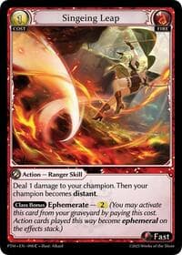 Singeing Leap - Phantom Monarchs - Grand Archive TCG card