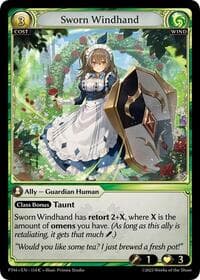 Sworn Windhand - Phantom Monarchs - Grand Archive TCG card