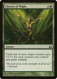 Chorus of Might - Return to Ravnica - Magic: The Gathering card