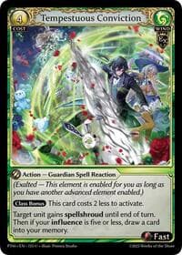 Tempestuous Conviction - Phantom Monarchs - Grand Archive TCG card