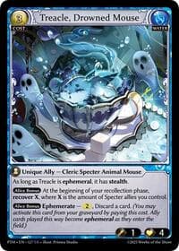 Treacle, Drowned Mouse - Phantom Monarchs - Grand Archive TCG card