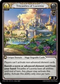 Tricastles of Lucenia - Phantom Monarchs - Grand Archive TCG card