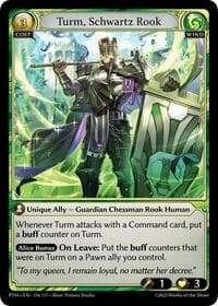 Turm, Schwartz Rook - Phantom Monarchs - Grand Archive TCG card