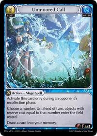 Unmoored Call - Phantom Monarchs - Grand Archive TCG card