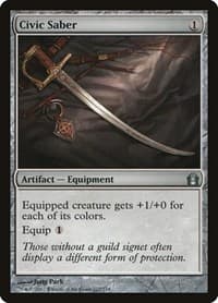 Civic Saber - Return to Ravnica - Magic: The Gathering card