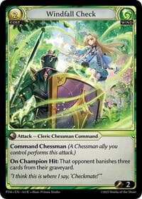 Windfall Check - Phantom Monarchs - Grand Archive TCG card