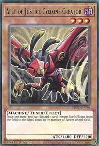 Ally of Justice Cyclone Creator - Phantom Revenge - YuGiOh card
