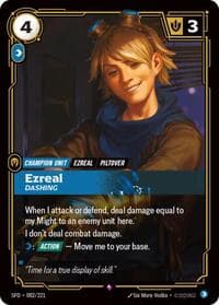 Ezreal, Dashing - Spiritforged - Riftbound: League of Legends Trading Card Game card