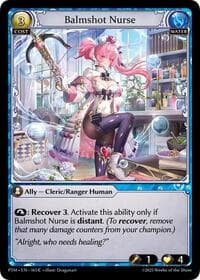 Balmshot Nurse (Curio Foil) - Phantom Monarchs - Grand Archive TCG card