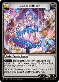 Bladed Riftseer (Curio Foil) - Phantom Monarchs - Grand Archive TCG card