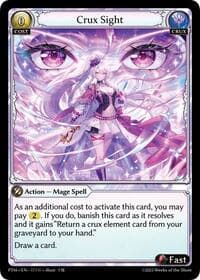Crux Sight (Curio Foil) - Phantom Monarchs - Grand Archive TCG card