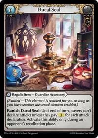 Ducal Seal (Curio Foil) - Phantom Monarchs - Grand Archive TCG card
