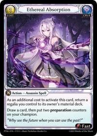 Ethereal Absorption (Curio Foil) - Phantom Monarchs - Grand Archive TCG card