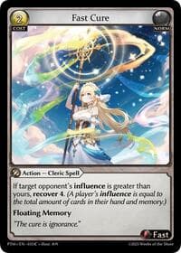 Fast Cure (Curio Foil) - Phantom Monarchs - Grand Archive TCG card