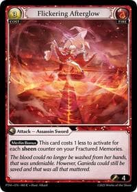 Flickering Afterglow (Curio Foil) - Phantom Monarchs - Grand Archive TCG card