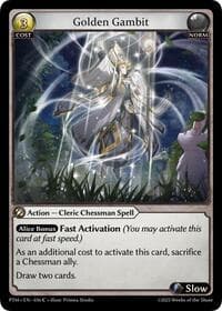 Golden Gambit (Curio Foil) - Phantom Monarchs - Grand Archive TCG card