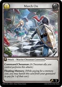 March On (Curio Foil) - Phantom Monarchs - Grand Archive TCG card