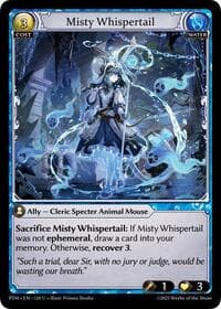 Misty Whispertail (Curio Foil) - Phantom Monarchs - Grand Archive TCG card